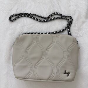 Lug Volley Matte Lux Pebble Color with Lug Crossbody Chain